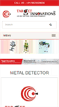 Mobile Screenshot of metaldetectorsindia.net